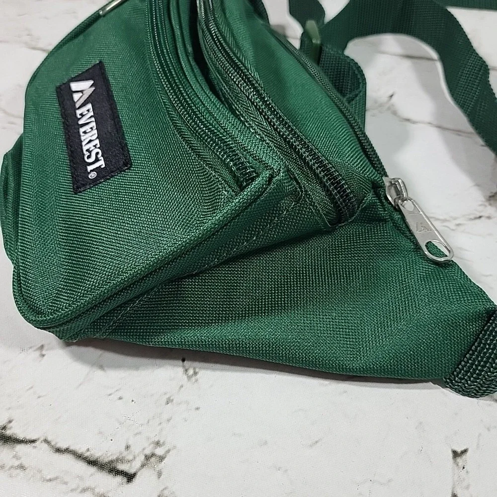 Everest Signature Waist Pack Forest‎ Green Hip Bum Bag Hiking Fanny Pack OSFA